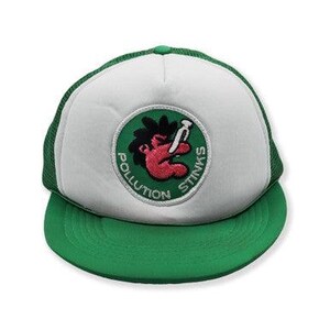 Pollution Stinks Vintage Trucker Hat