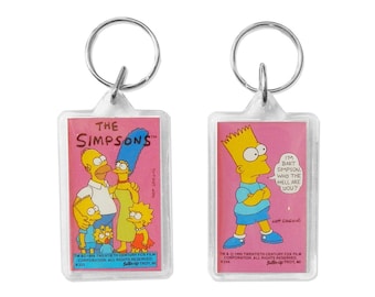 Vintage and Deadstock Simpsons Keychains
