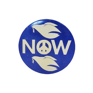 Vintage Peace Now-knop