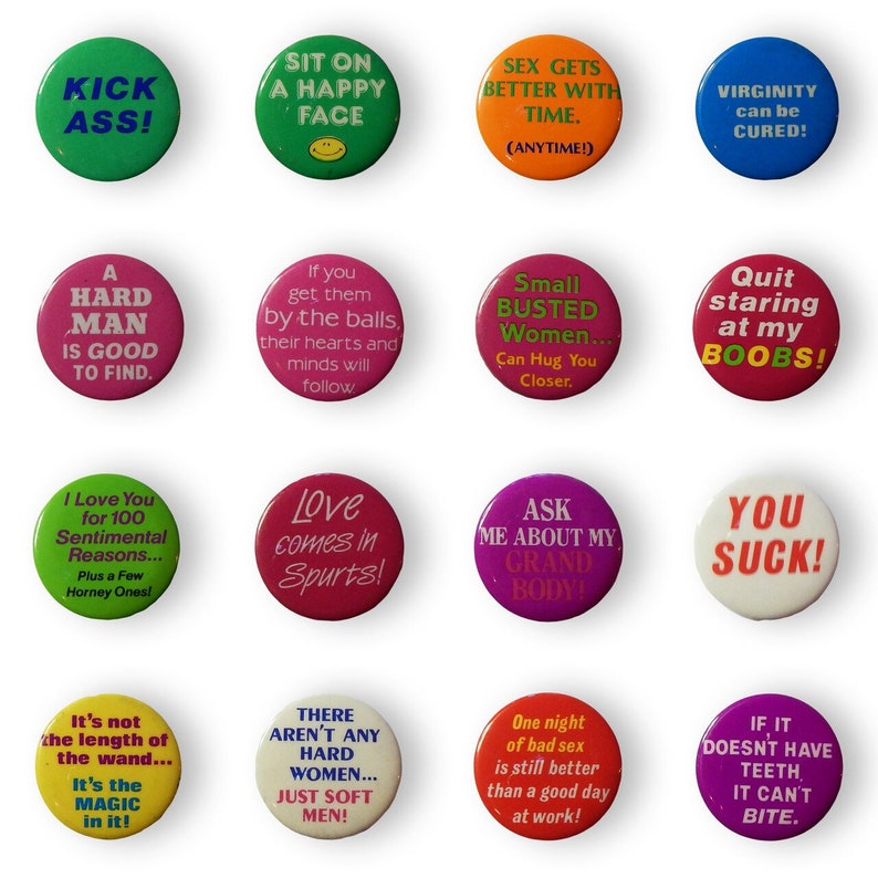 Crude Lewd and BIG MOOD Buttons