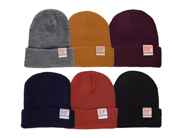 New England Waffle Knit Beanie
