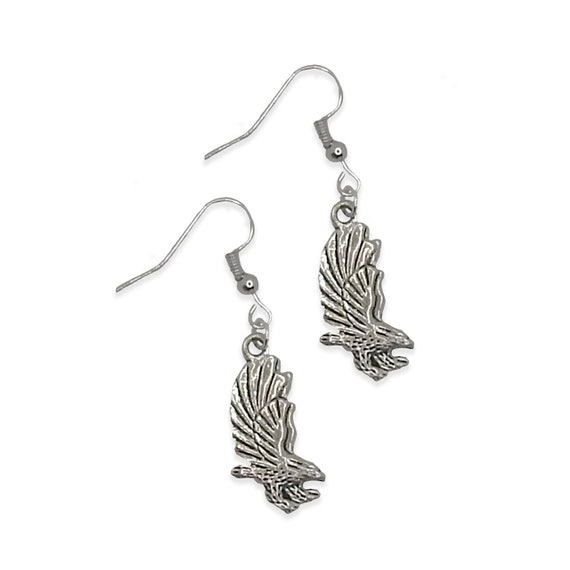 Vintage Eagle Earrings - image 1