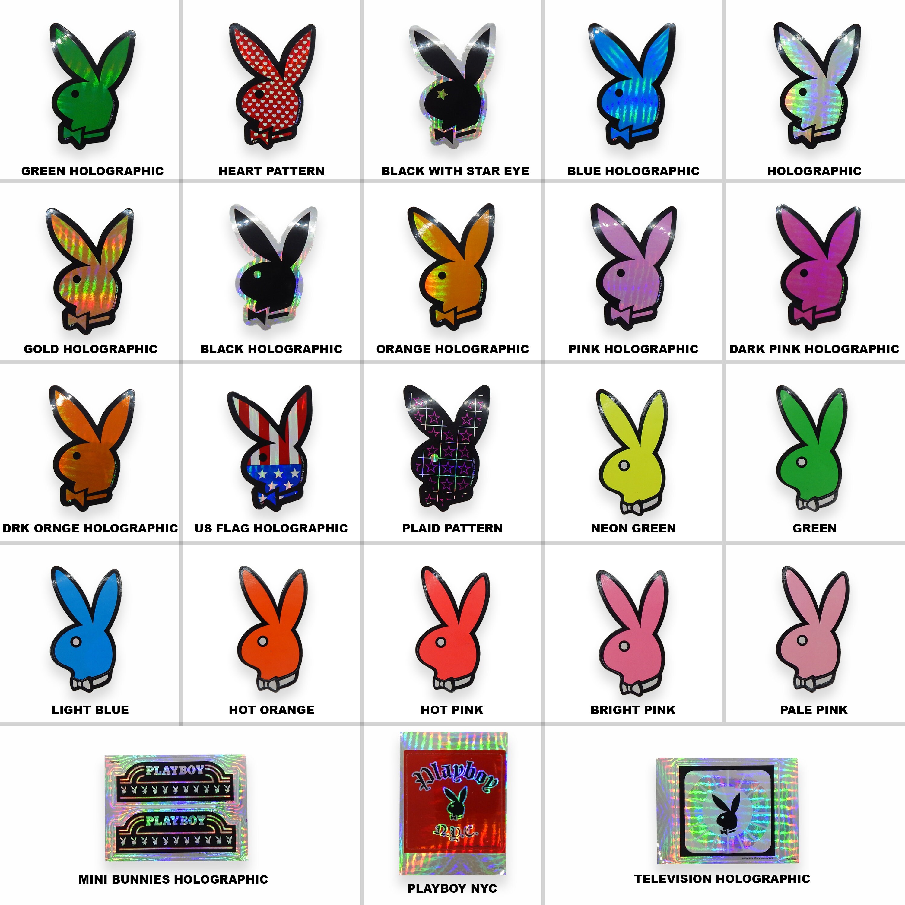 Supreme x Louis Vuitton x Playboy Box Logo Sticker Set - US