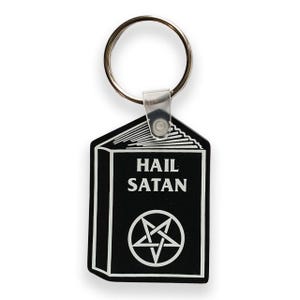 Hail Satan Keychain