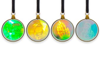 Vintage Hologram Necklace - Etsy UK