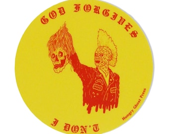 Forgiver 3&quot; Sticker