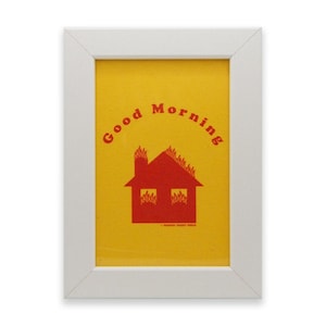 Good Morning Framed Canvas Print