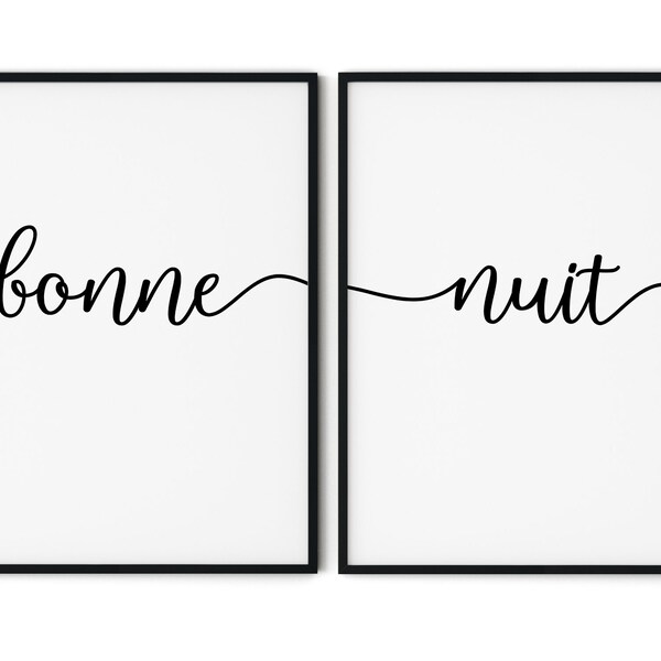 Bonne Nuit - Etsy