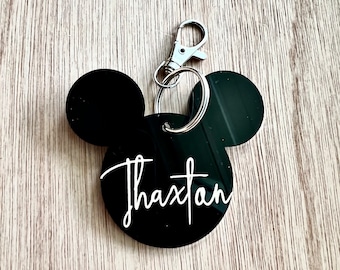 Disney Inspired Diaper Bag Tag | WDW Custom Keychain | Disney Travel Bag Tag | Family Backpack Tag | Fish Extender Gift