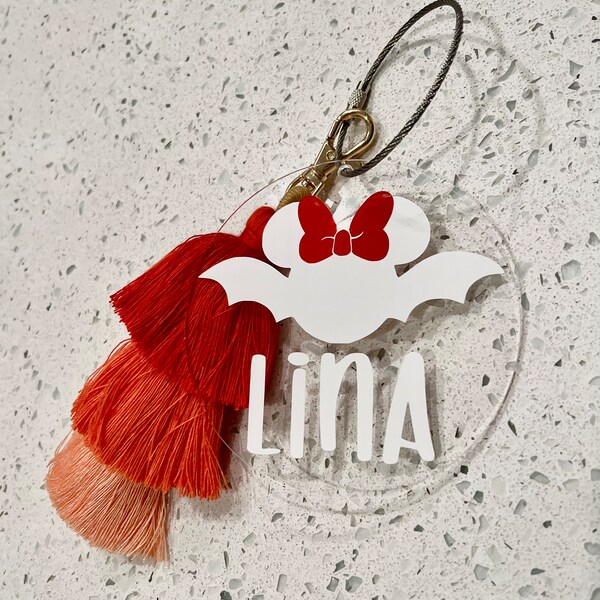 Disney Inspired Fall Stroller Tag | WDW Halloween Custom Tag | Personalized Stroller Tag | Disney Halloween Bag Tag | Family Stroller Tag
