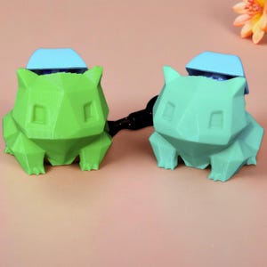 Customizable Colors Bulbasaur Keyboard Clicky Fidget Keychain,  Stim Toy, ASMR  - Gift for Gamers