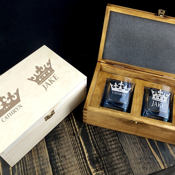 Funny Couple Whiskey Glass Etsy