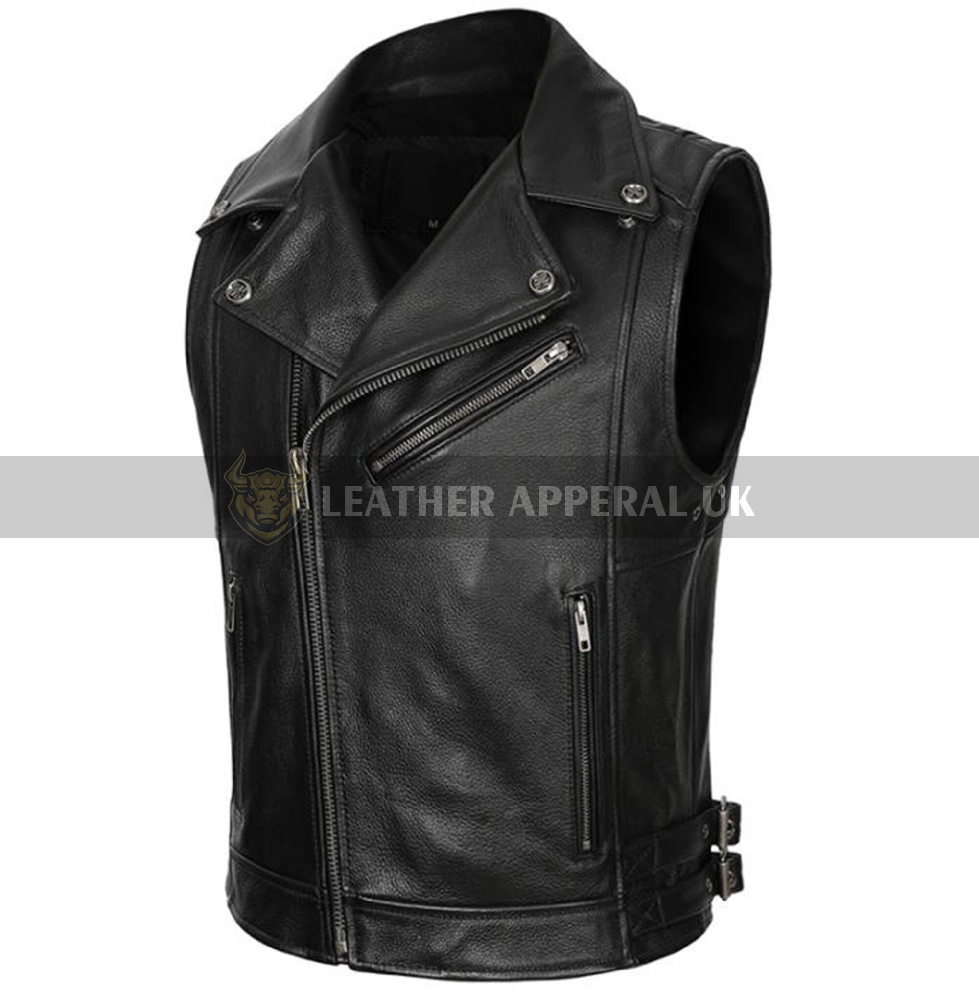 Real deals leather vest