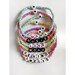 Personalised Pastel Beaded Bracelets | Name Bracelet | Custom Made | Friendship | Handmade | 3mm Beaded Bracelet 