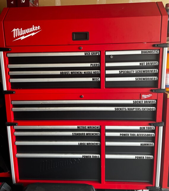 Custom Toolbox Drawer Labels 40 CT - Etsy