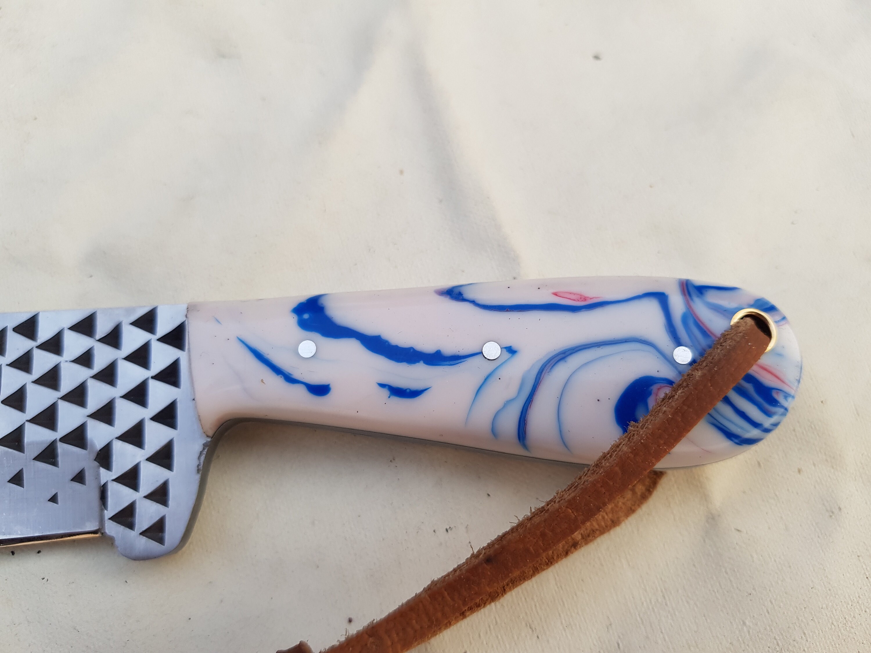 Handmade Horse File Steel Cowboy knife with Cross Leather Etsy