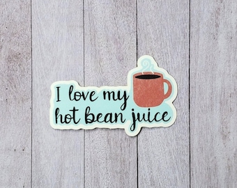 Coffee Sticker for Water Bottle, Coffee Gifts for Women, Funny Coffee Stickers for Laptop, Coffee Lover Gift for Her, Silly Stickers for Cup