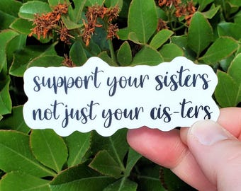 Trans Rights Sticker for Laptop, LGBTQ Stickers for Water Bottle, LGBTQ Gifts for Best Friend, Pride Stickers for Hydroflask, Trans Stickers