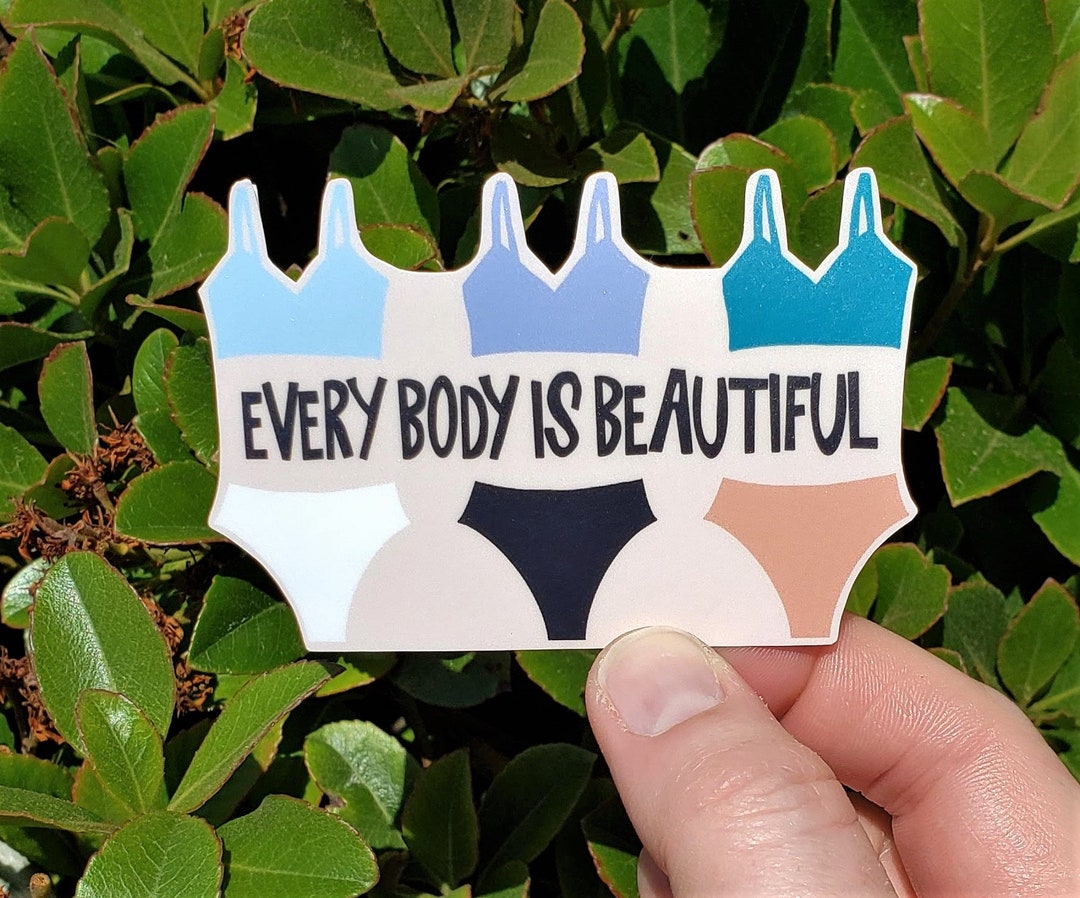 Body Positive Sticker for Laptop, Self Love Stickers for Water Bottle ...