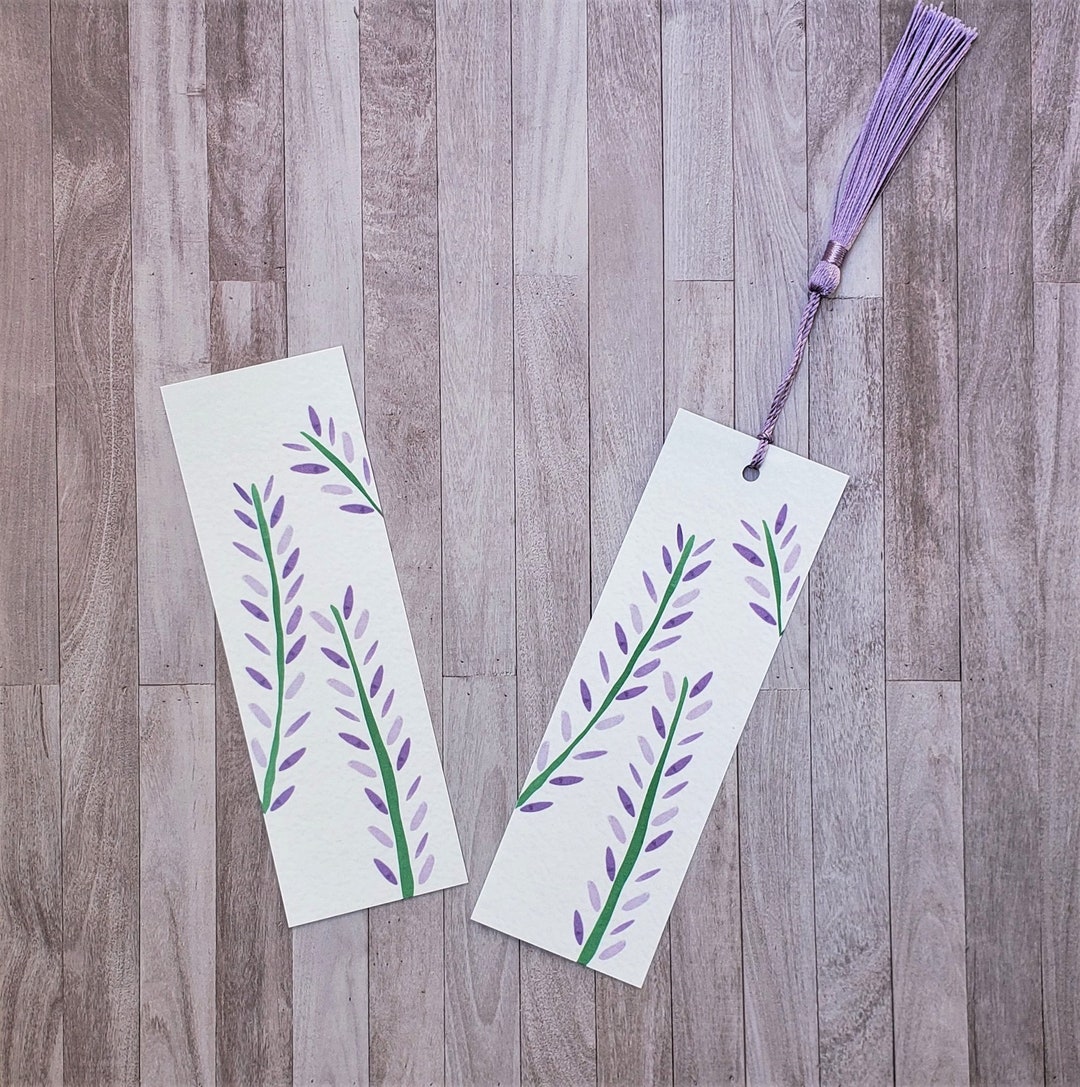 Lavender Bookmark for Mom, Floral Bookmark for Teacher, Garden Gifts