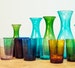 Recycled Bubble Glass Small Carafe 