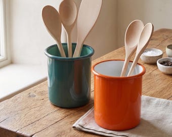 Colorful Enamelware Utility Pot Kitchen Collection