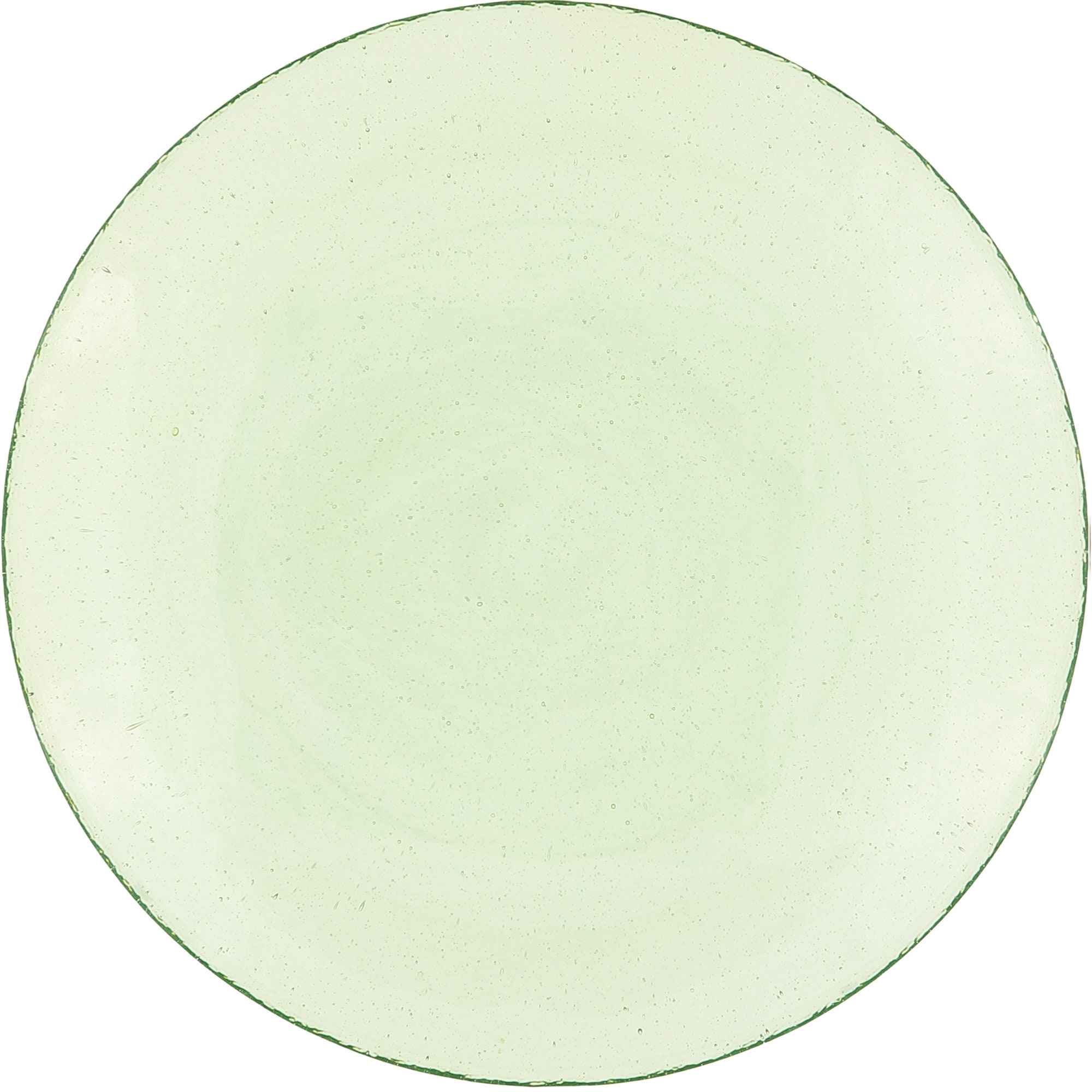 Recycled Bubble Glass Dinner Plates Set of 2 Etsy