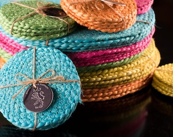 Fair Trade Bright Silky Jute Placemats