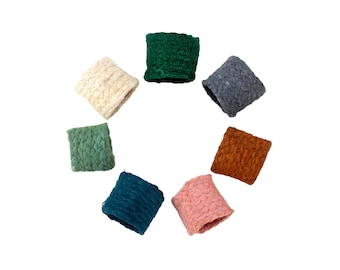 Fair Trade Silky Jute Napkin Rings