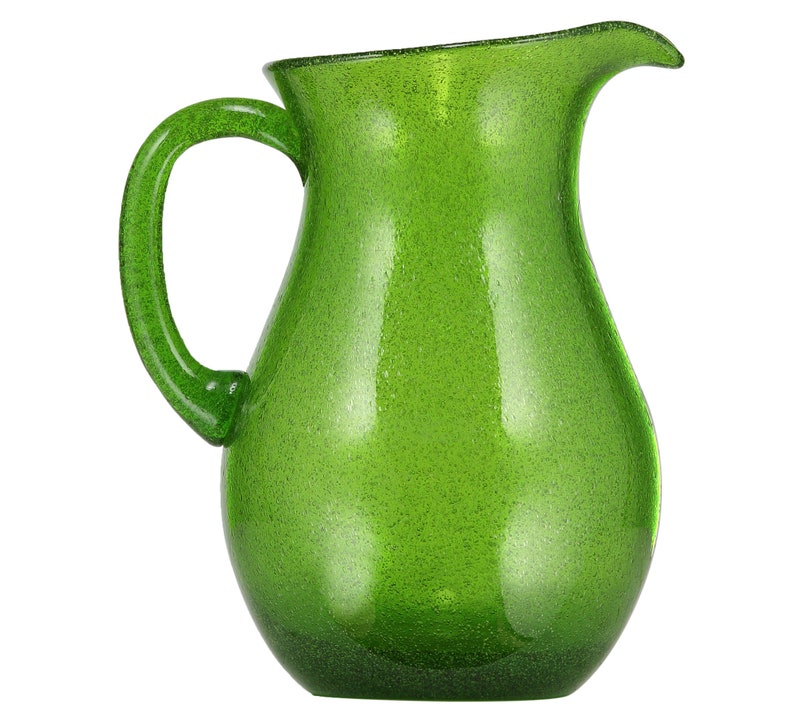 Recycled Bubble Glass Jug Etsy