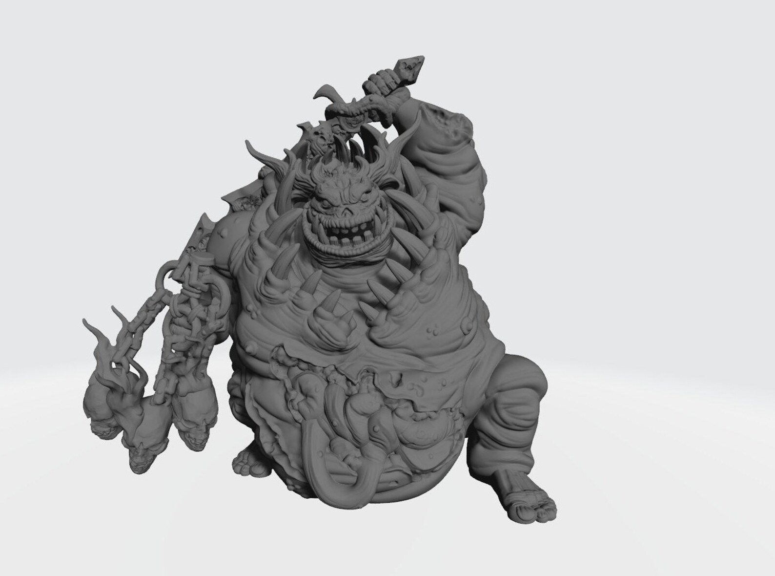 Unclean God Great Unclean One Daemons Of Nurgle Proxy | Etsy