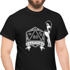 Charisma - Unisex Heavy Cotton Tee (pose 1)