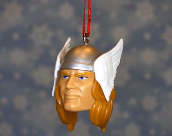 Classic Thor Head Christmas Ornament