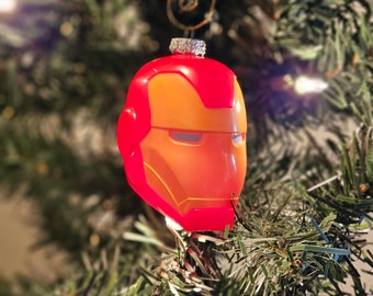 アイアンマンヘッドクリスマスオーナメント