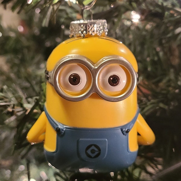 Bob the Minion Christmas Ornament