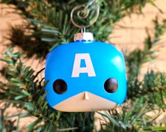 Adorno navideño "Pop Head" del Capitán América