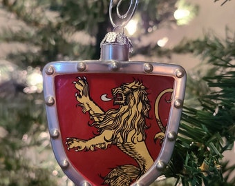 Lannister Shield Christmas Ornament