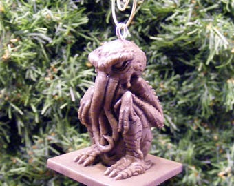 Cthulhu Statuette Christmas Ornament