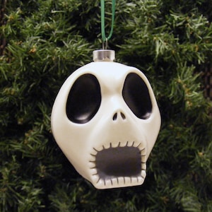 Jack Skellington Head Christmas Ornament