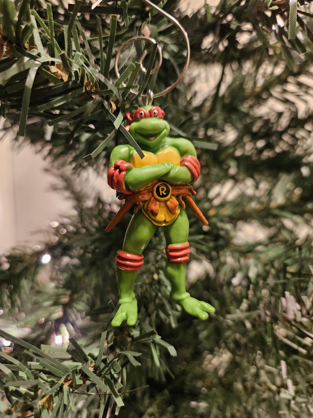 TMNT Raphael Figure Christmas Ornament - Etsy