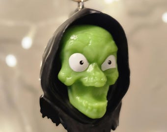 Mister Green Death Head Christmas Ornament