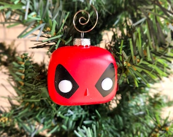 Décoration de Noël « Pop Head » Deadpool