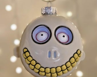Nightmare Barrel Head Christmas Ornament