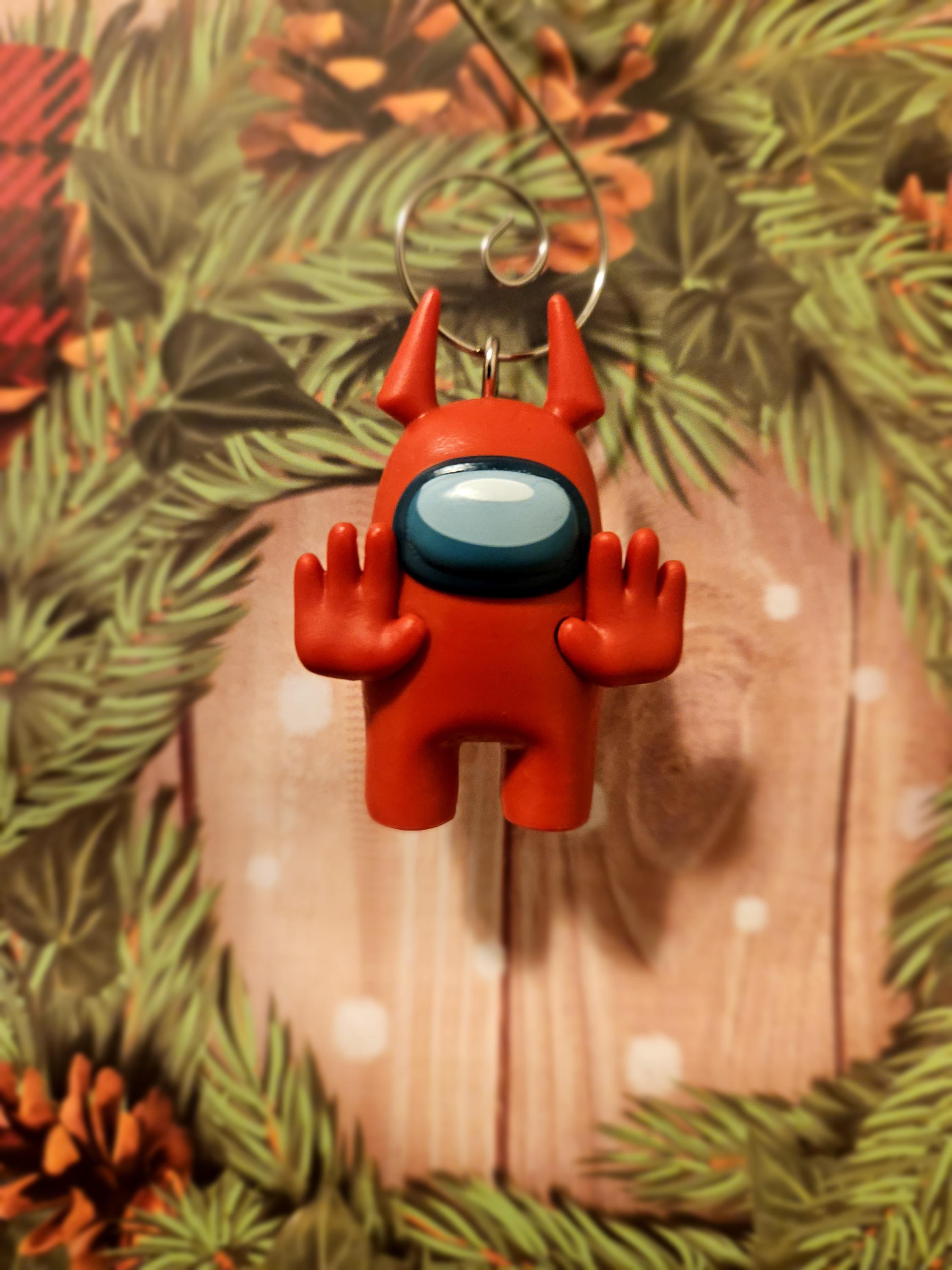 Among Us Character With Christmas Hat Us Character How To Get A