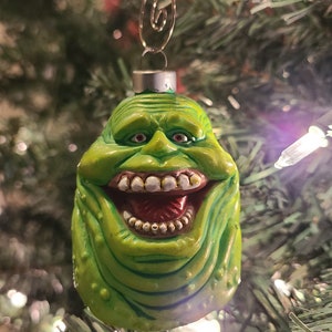 Ghostbusters Slimer (V1) Christmas Ornament