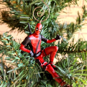 Deadpool Figure (Howdy Pose) Christmas Ornament