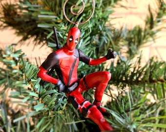 Deadpool Figure (Howdy Pose) Christmas Ornament