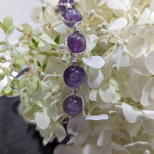 Amethyst Bracelet  (Available in Silver or Gold)