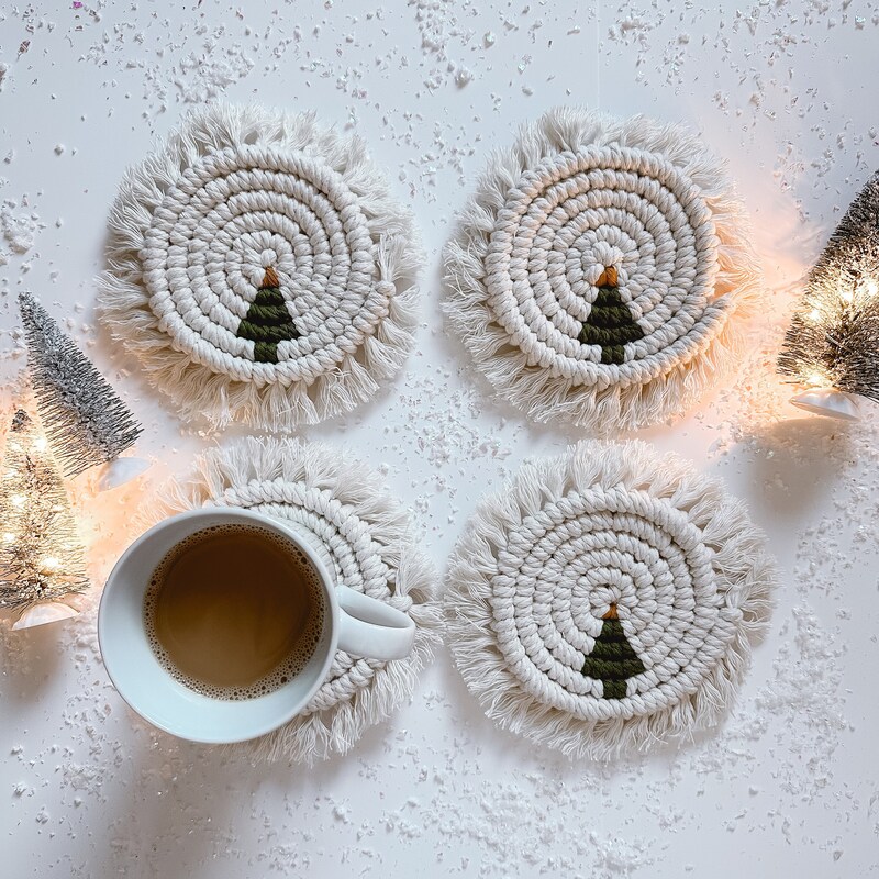 Christmas Coasters - Etsy