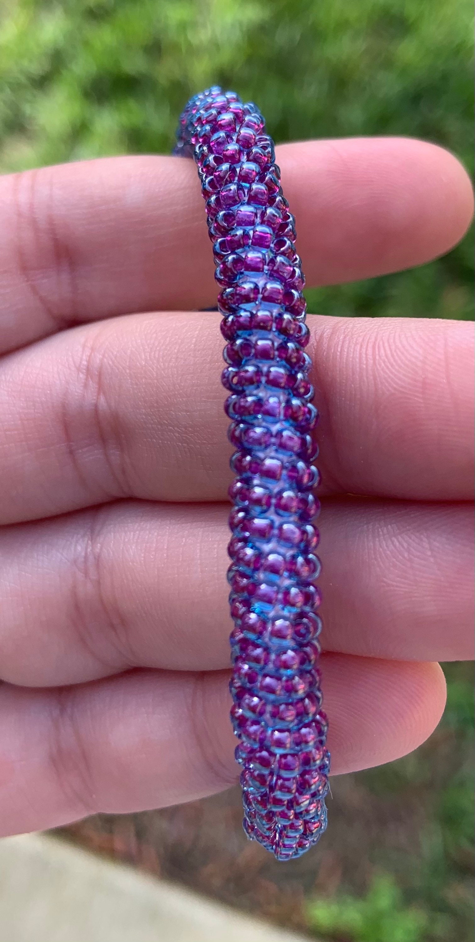 Snake Bracelet Beaded Snake Bracelet Snake Jewelry Edgy Etsy